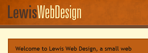 Lewis Web Design v3